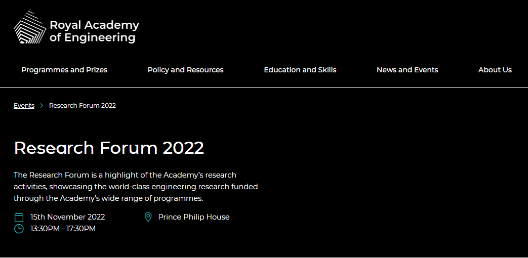 RAE Research Forum 2022